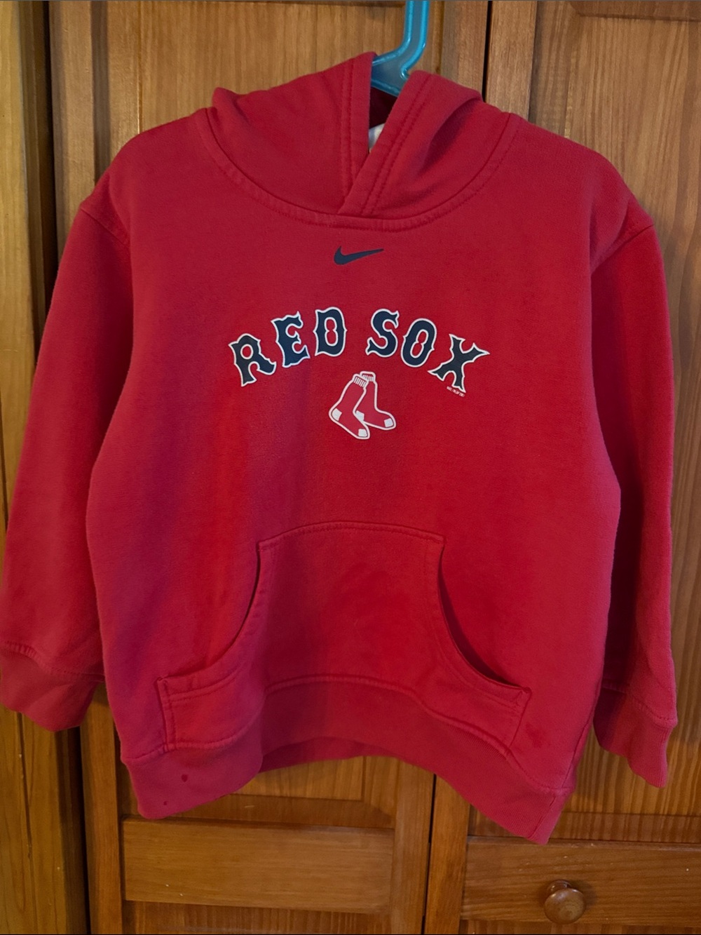 Nike Red Boston Red Sox Kids Pullover Hoodie